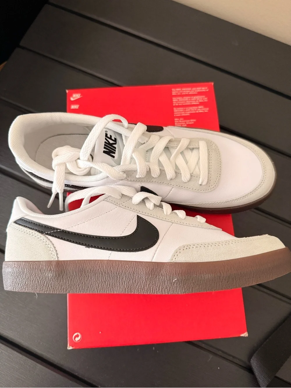 Nike kids killshot White & Black Low-Top Sneakers